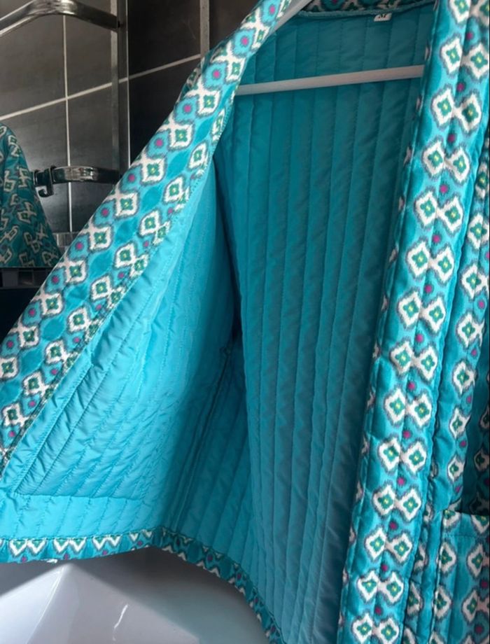 Veste matelasse bleue - Boutique indépendante - photo numéro 4