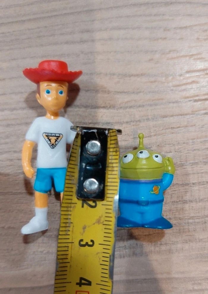 🎬 Lot de 3 Figurines Toy Story Neuf – Andy, Jumelles & Alien (Petit Homme Vert) - photo numéro 4