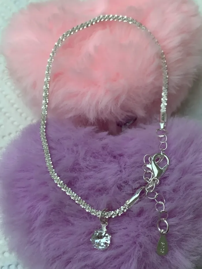Ensemble de bijoux vintage plaqué argenté 925 🍭🍭 - photo numéro 9