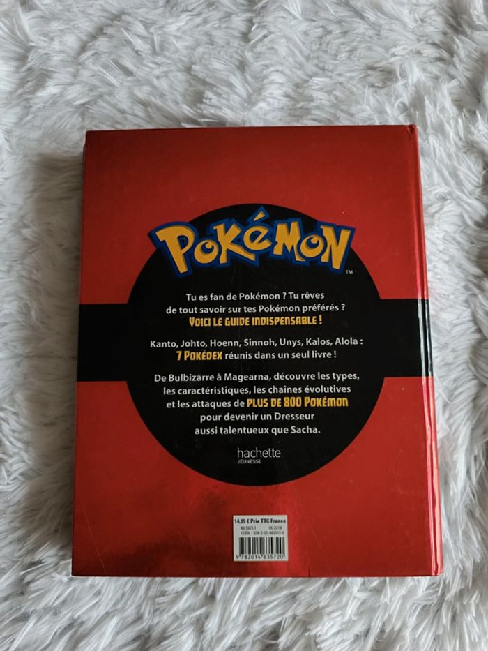 Livre Pokémon : Pokédex de Kanto à Alola _ Hachette Jeunesse - photo numéro 13
