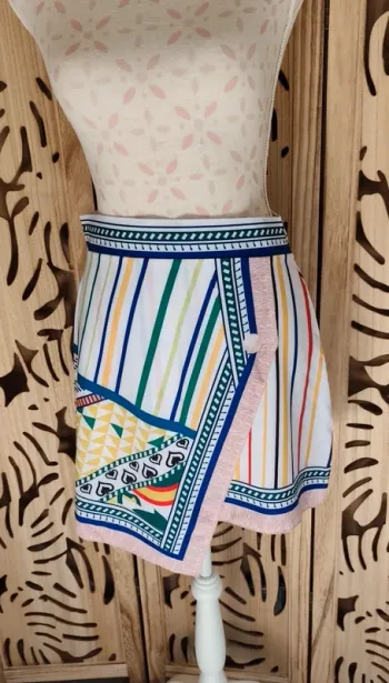 Mini Jupe imprimée T M Fashion Nova