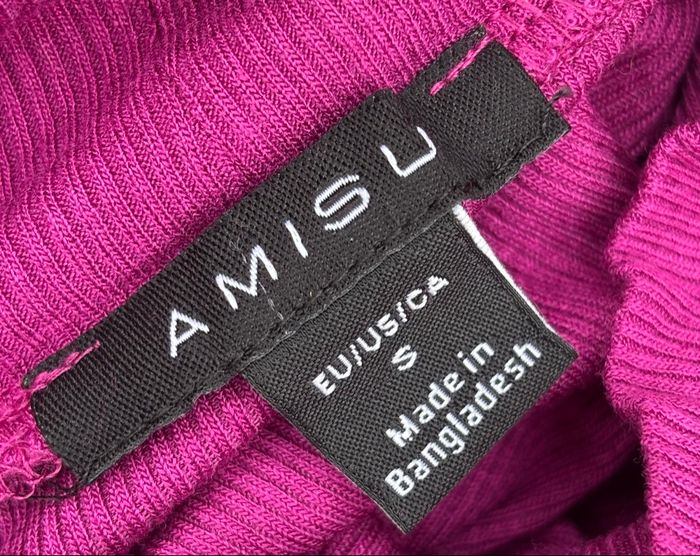 💜 Pull fin côtelé col montant – T36 – Amisu 💜 - photo numéro 3