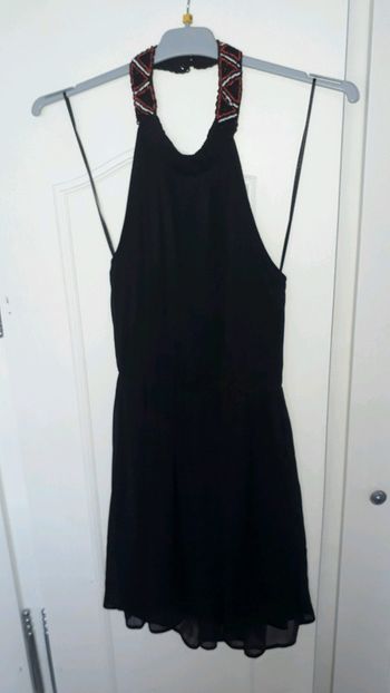 Robe dos nu courte en voile Etam T40