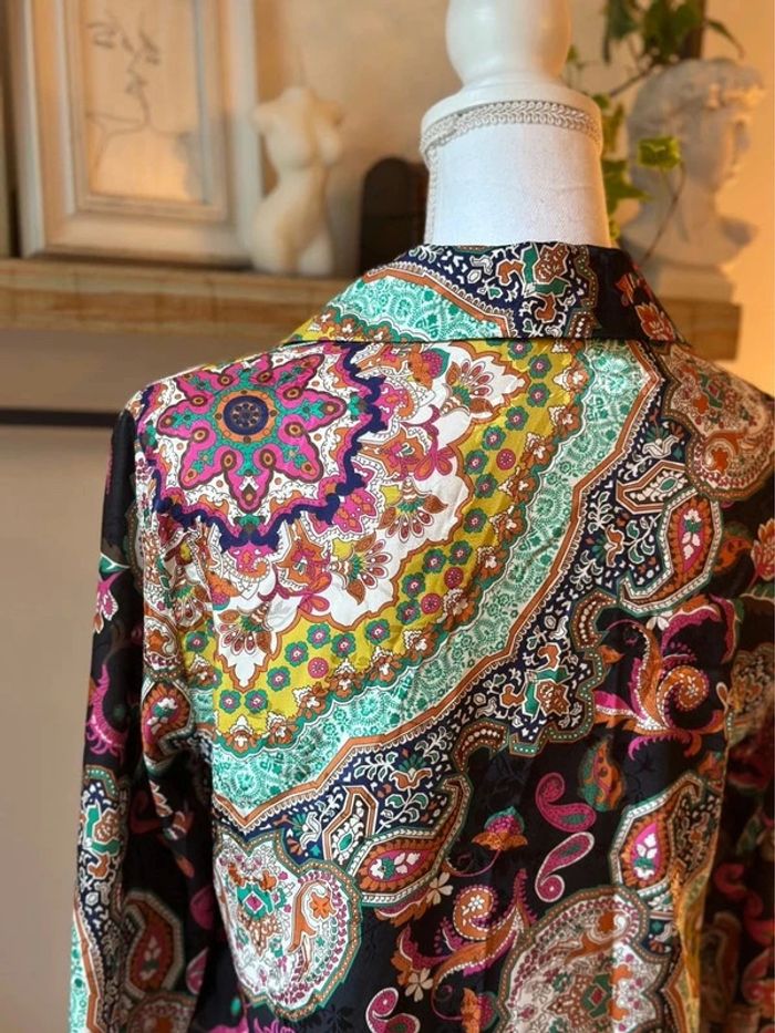 Chemise fluide imprimé Nafnaf - Taille 34 - photo numéro 5