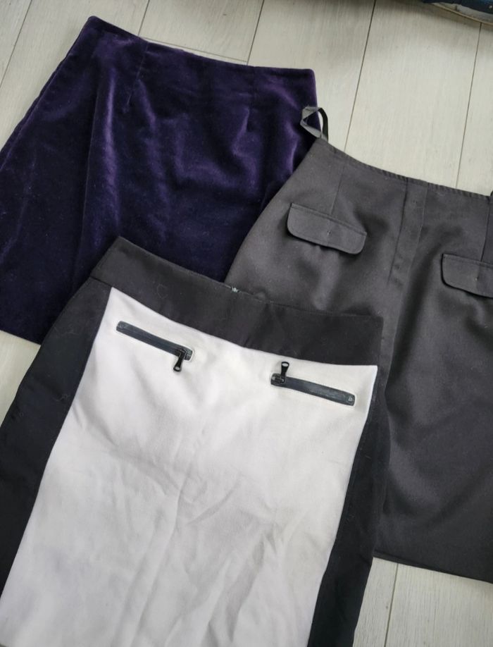 Lot 3 jupes femme taille 38 Etam Jacqueline Riu