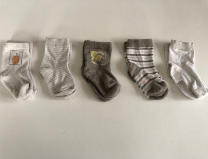 Lot de 5 chaussettes 15/17