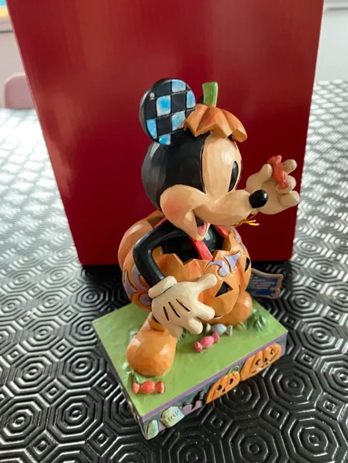 Figurine disney traditions mickey citrouille - photo numéro 2