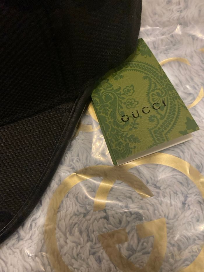 Casquette noir gucci - photo numéro 3
