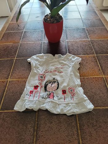 Robe courte dentelle