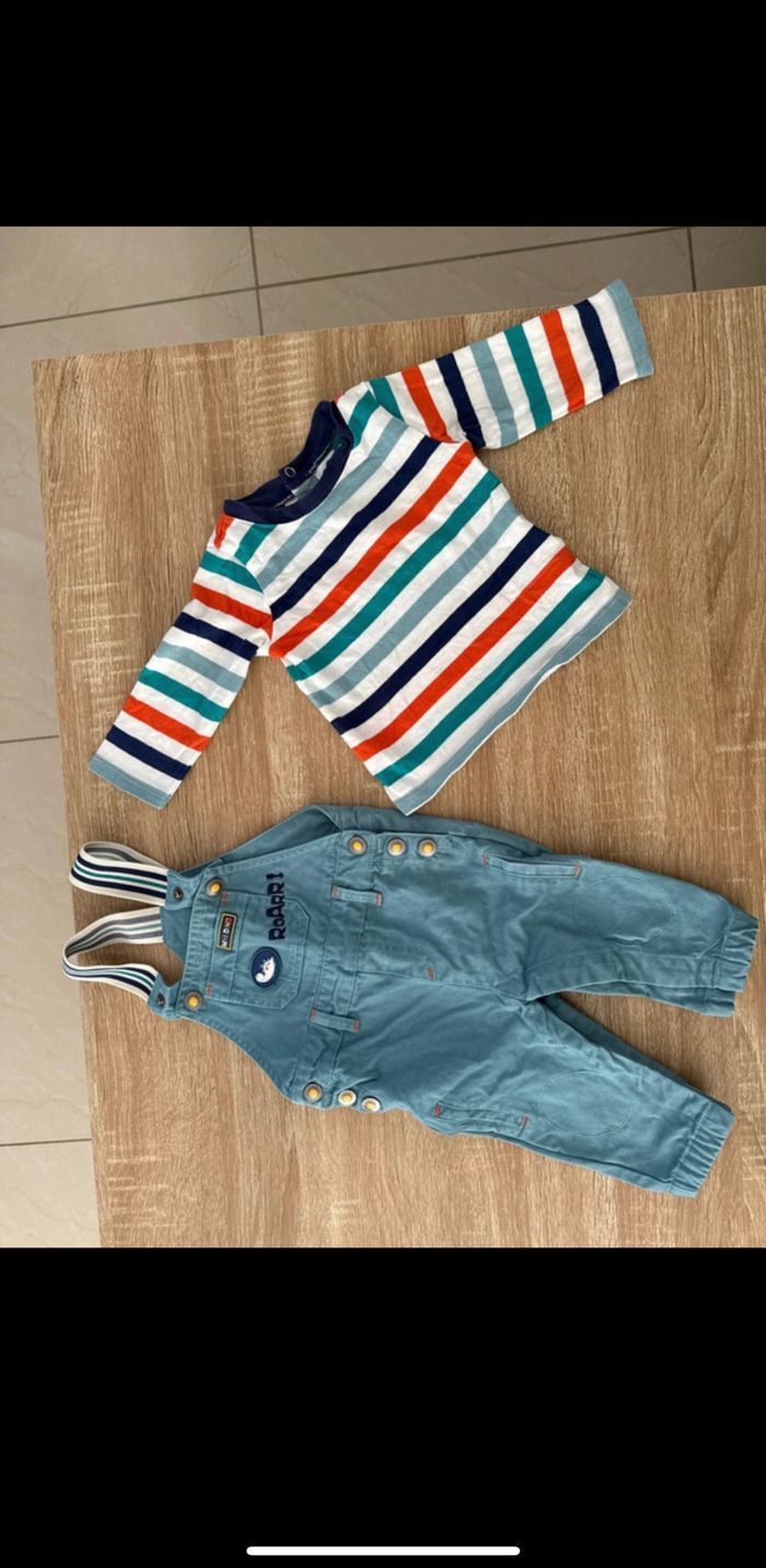 Salopette + tee shirt - photo numéro 2