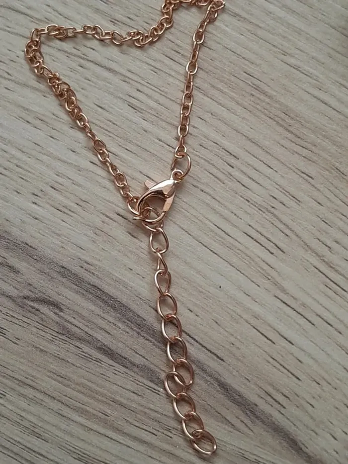 Collier Rose suspendue ( La Belle et la Bête), doré - photo numéro 4