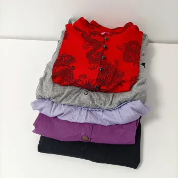 Lot 5 tshirts femme taille L revendeur divers styles / marques (Camaïeu, Jennifer etc) LOT003