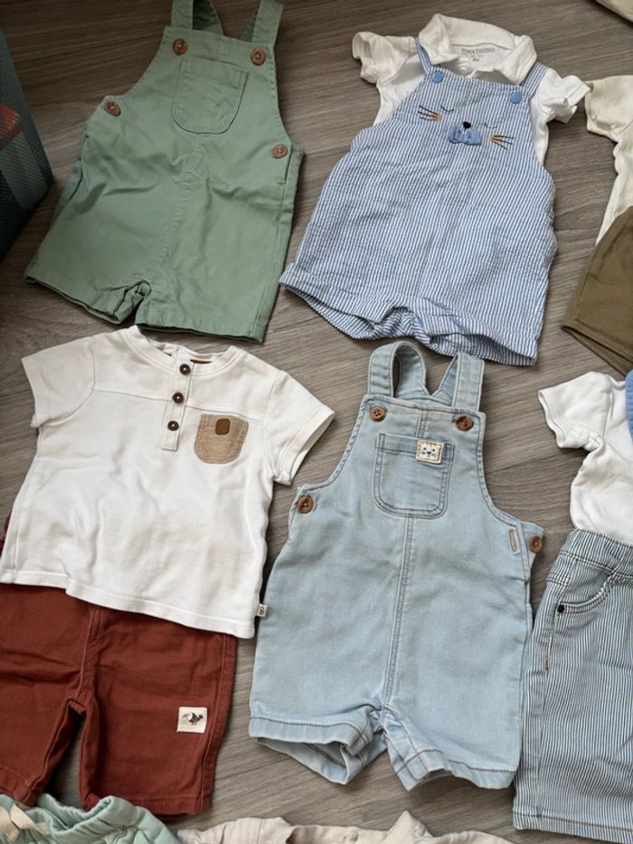 Lot vêtements bébé garçon été 6 mois - photo numéro 2