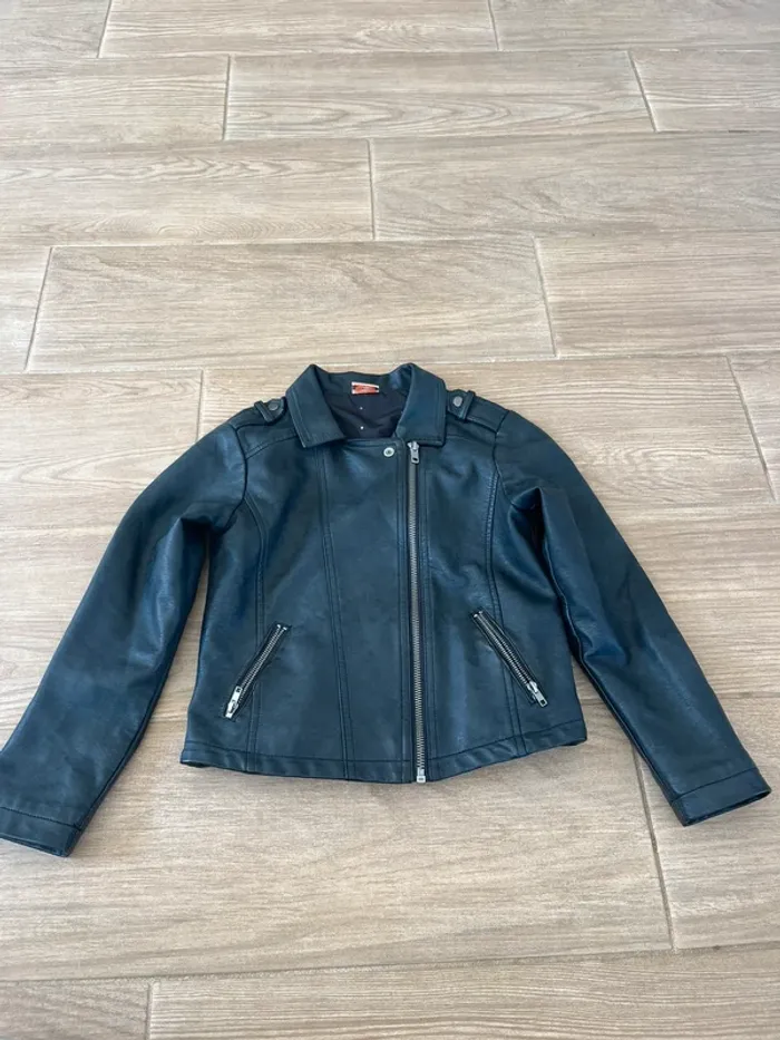 Veste cuir 8 ans