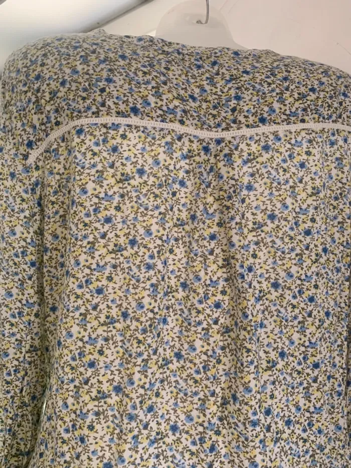 Blouse fleurie Armand Thierry taille 40-42 - photo numéro 7