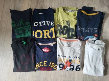 Lot 8 tshirt manches longues