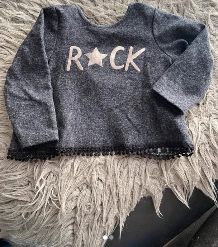 Ensemble jean marin + pull rock - photo numéro 6