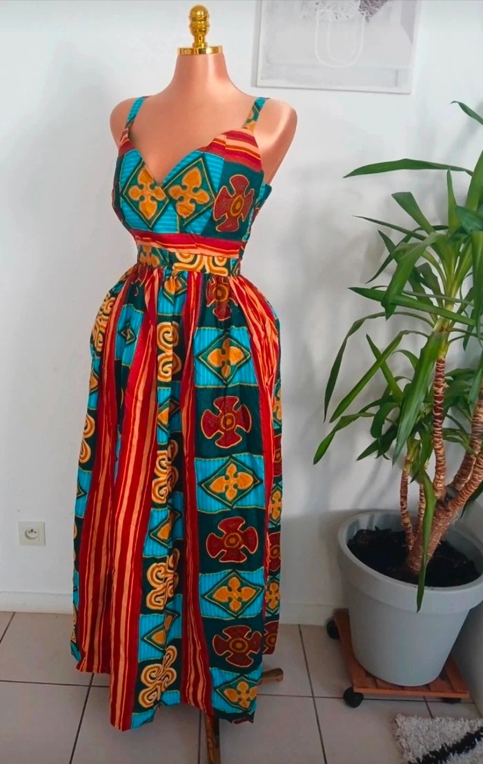 Magnifique Longue Robe d'été Neuve Taille L - photo numéro 3