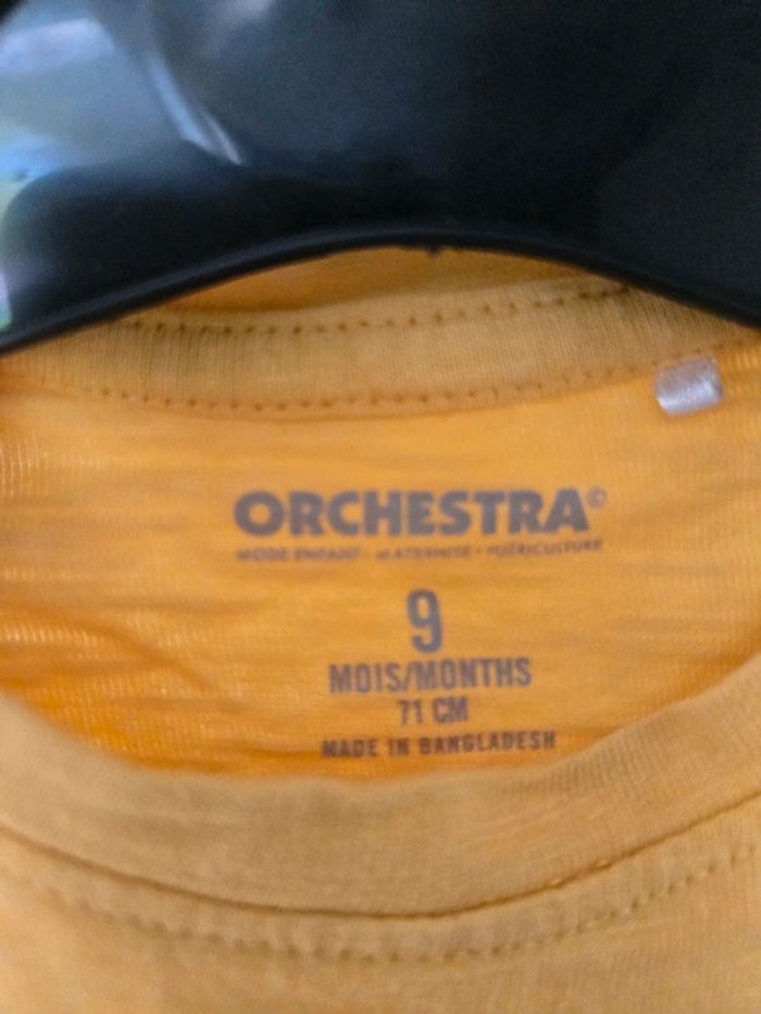 Ensemble t-shirt salopette Orchestra 9 mois 👦 - photo numéro 7