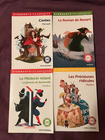 Lot de 4 classiques