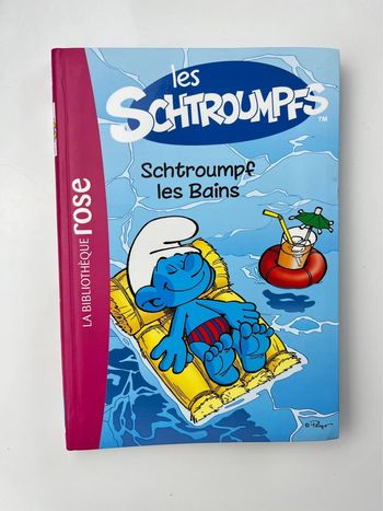 Livre neuf Les Schtroumpfs "Schtroumpf les bains"