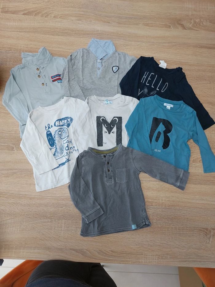 Lot Tee-shirt manche longue