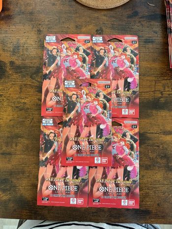 Lot de 5 blister One piece eb-03 heroines édition