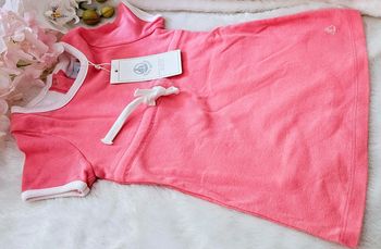 Robe 100% Coton avec Body intégré Petit Bateau Taille 12 mois