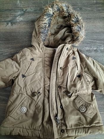 Manteau parka fille 12-18 mois