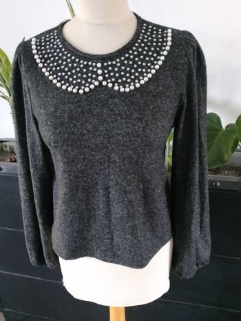 Pull avec perles Zara
