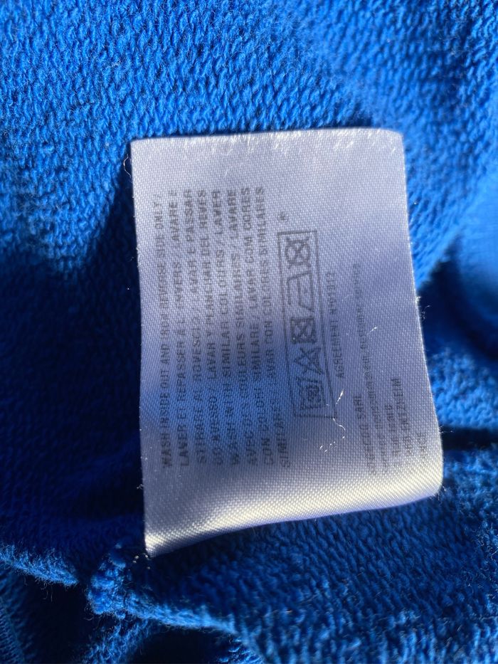 Pull sweat shirt bleu électrique L le coq sportif - photo numéro 4