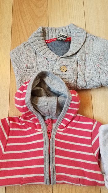Lot vestes 3/6 mois