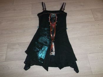 Robe LA MODE EST A VOUS très originale multicolore taille 38 TBE