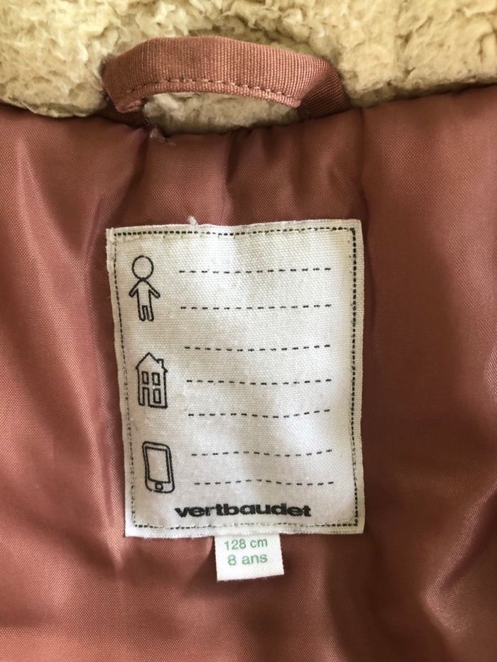 Manteau rose fille verbaudet 8 ans - photo numéro 4