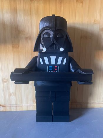 Porte-Papier Toilette Style Lego Dark Vador– Déco Fun & Originale Salle de Bain