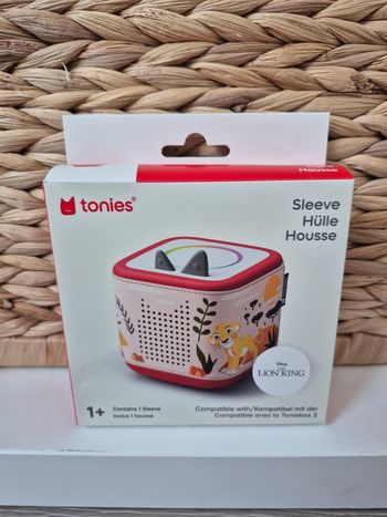 Housse toniebox V2 roi lion