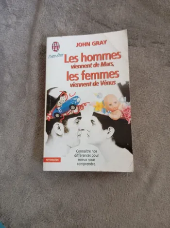Livre psychologie les hommes viennent de Mars, les femmes viennent de Vénus