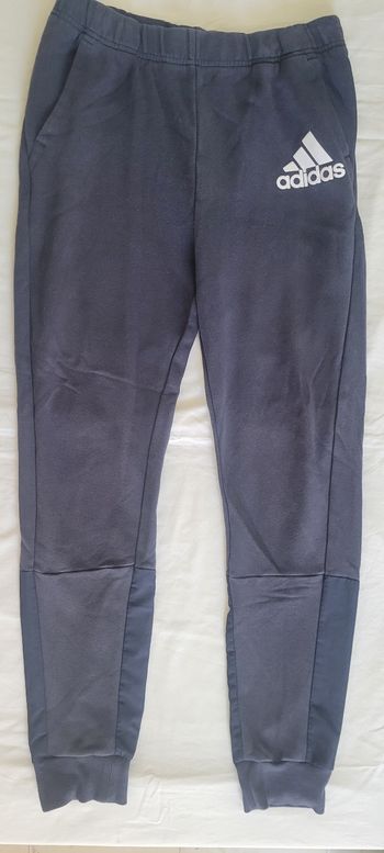 Bas de survêtement bleu marine adidas