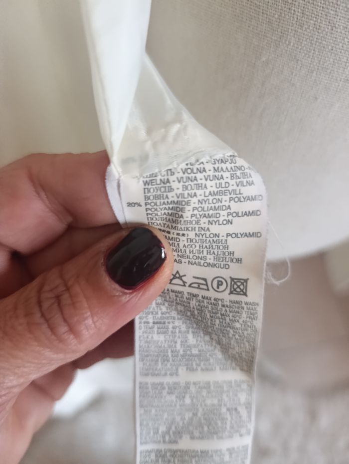 Manteau italien Rinascimento – 80% laine – Taille L (convient M) - photo numéro 6