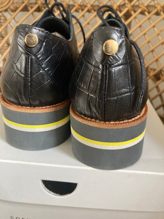 Derbys croco pour femmes - photo numéro 9