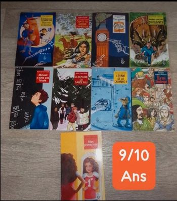Lot 9  livres 9/10 ans