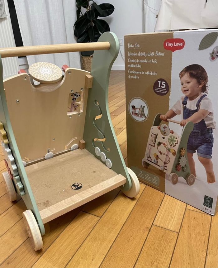 TINY LOVE - Chariot de marche en bois - photo numéro 2