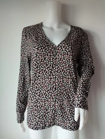 Blouse ML col v Caroll taille 40