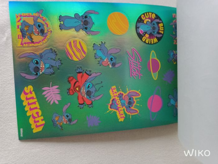 6 fiches stickers Stitch - photo numéro 3