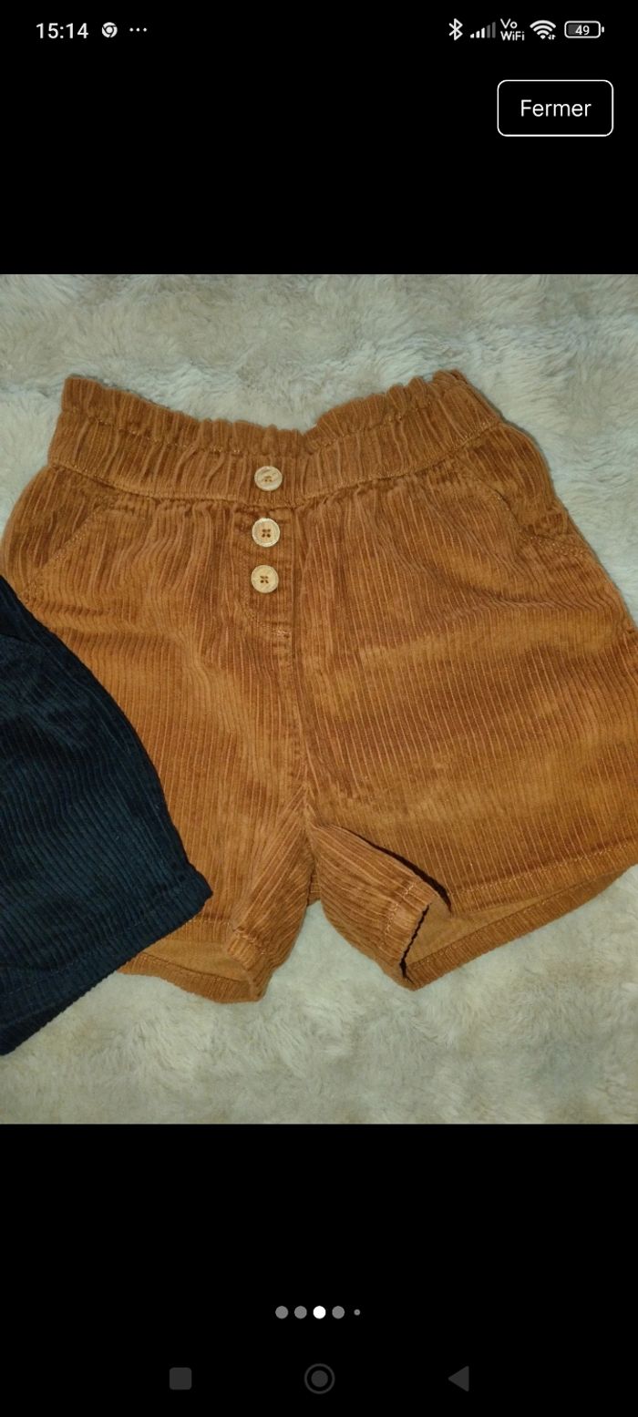 Shorts velour TAO 12 ans - photo numéro 3