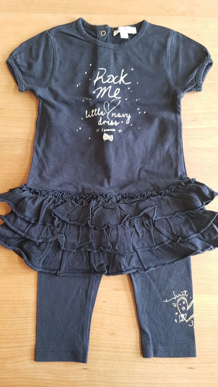 Ensemble tunique et legging 12-18 mois