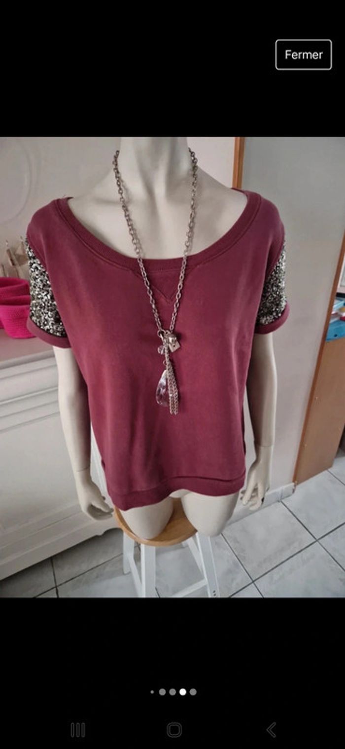 Sweat manches courtes