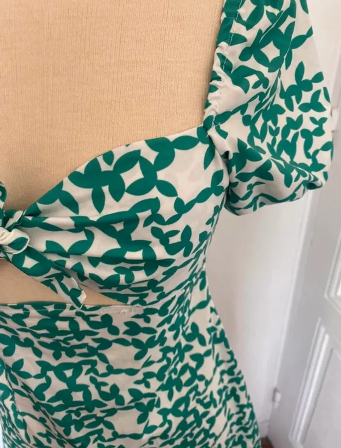 Robe trapèze à fleurs Zara - photo numéro 5