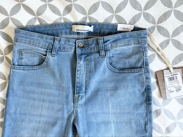 Rinascimento pantalon jean jeans flared évasé taille S (36) - photo numéro 5