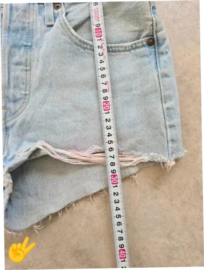 Short Levi's 501 W26 FR36 Bleu Femme Women SHO165b - photo numéro 4